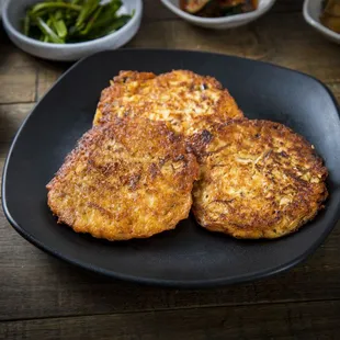 녹두 빈대떡 Mungbean pancake