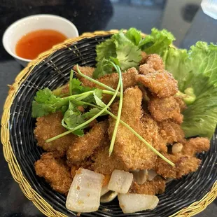 Salt and pepper oyster mushrooms
