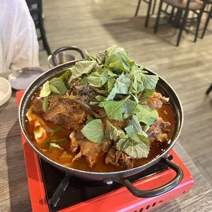 Pork Back - Bone Hot Pot