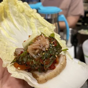 Perfect bossam bite
