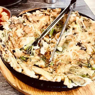 Seafood pancake