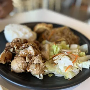 Chicken teriyaki plate