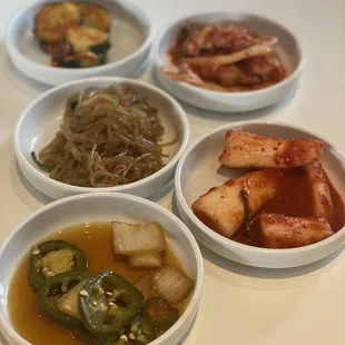 Side dishes were amazing! (Especially the radish kimchi and japchae)