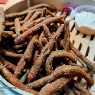 Tempura Battered Green Beans w/ Togarashi Aoili