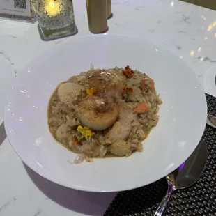 Lobster and Scallop Risotto