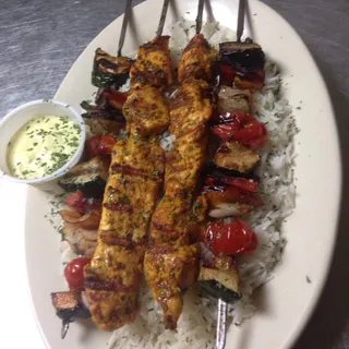 Chicken Curry Kebab Sandwich