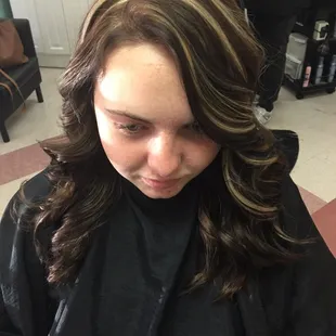 Warm chocolate with fun highlights