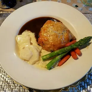 a plate of food