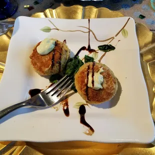 Jumbo Lump Blue Crab Cakes.