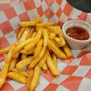Crispy fries, not on menu.