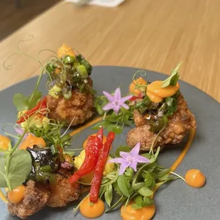 Coconut ginger fried chicken