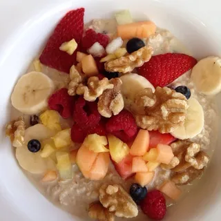 Bircher Muesli of Oats and Honey Breakfast