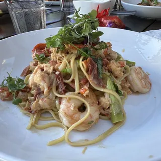 Lobster and Shrimp Pasta