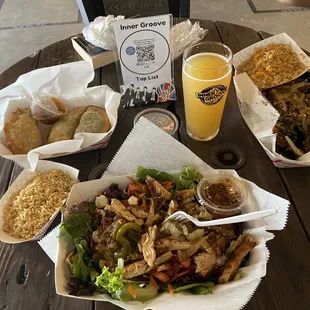 Tango food truck at inner groove brewery