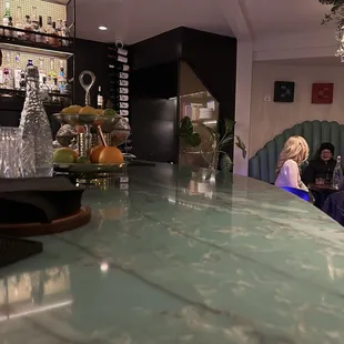 Bar seating available