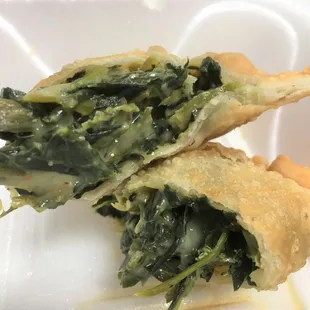 Spinach and Cheese Empanada