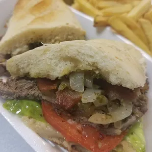 The main attraction- The Steak Fillet Sandwich (that is to die for)