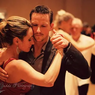 Svetlana with Momo at the ABQ Tango Festival