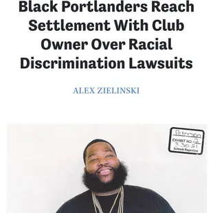 black portlanders reach settlement with club owner over racial discrimination