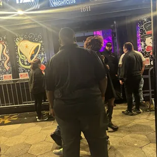 outside