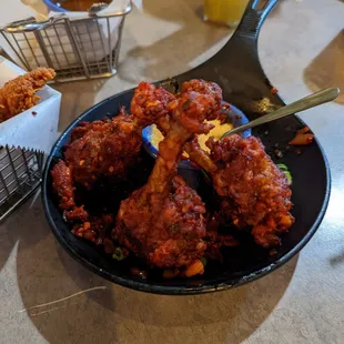 Spicy garlic style chicken lollipops. *Limited time only