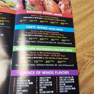 pancakes, menu