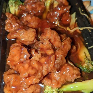 Supposed to be beef teriyaki on a stick