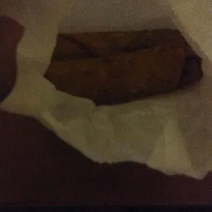 This is two eggrolls for $1.25 each...They are crunchy and tasty.