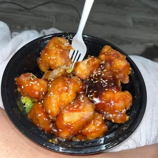 Sesame Chicken.