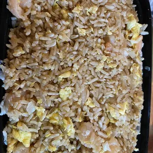 Shrimp Fried Rice without peas and carrots