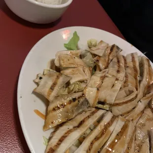 Teriyaki Chicken, VERY unique take, different than "the other guys", nice grilled flavor