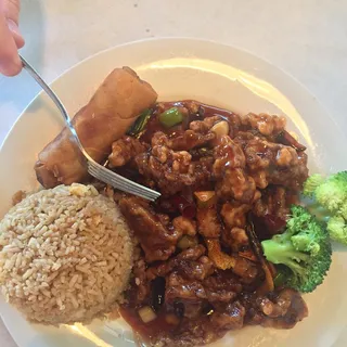 Orange Beef Lunch Special