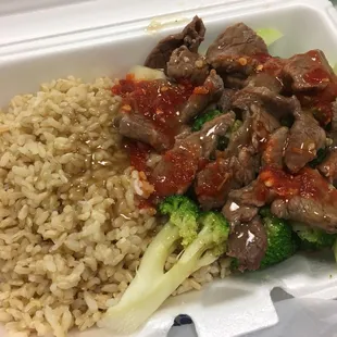 Beef and broccoli