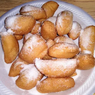 Fried sugar biscuits.