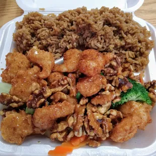 Walnut shrimp, the worst I've ever had.