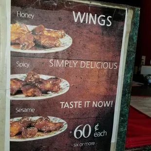 Did I mention they have chicken wings?