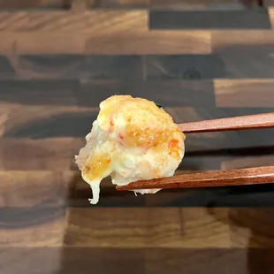 Lobster ball on top of the Tang roll. I could eat a million of these. So good I went home and took a solo pic.