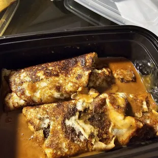 Crepe with dulce de leche