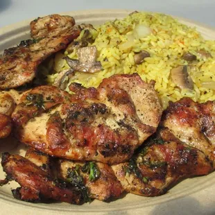 Chicken and Rice Plate