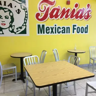 Nice big dining area/waiting area now!