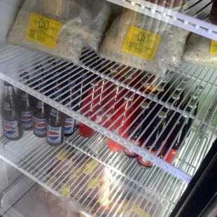 They sell their own maza and chorizo.