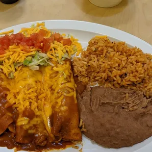 Chicken enchiladas