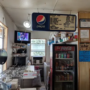 Order here. Take out only, but they do have picnic tables