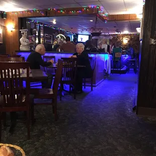 Bar Area from inside of the finish room