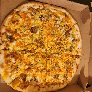 Buffalo chicken pizza