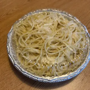 Spaghetti with butter from kids menu (without parsley)