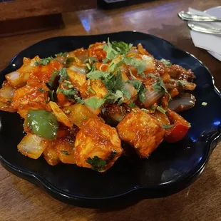 CHILLI PANEER SPICY