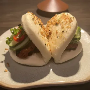 Korean chicken bao