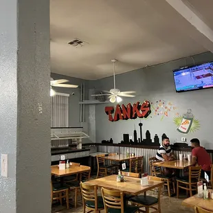 the interior of a restaurant