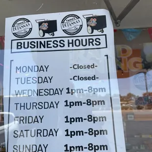 business hours